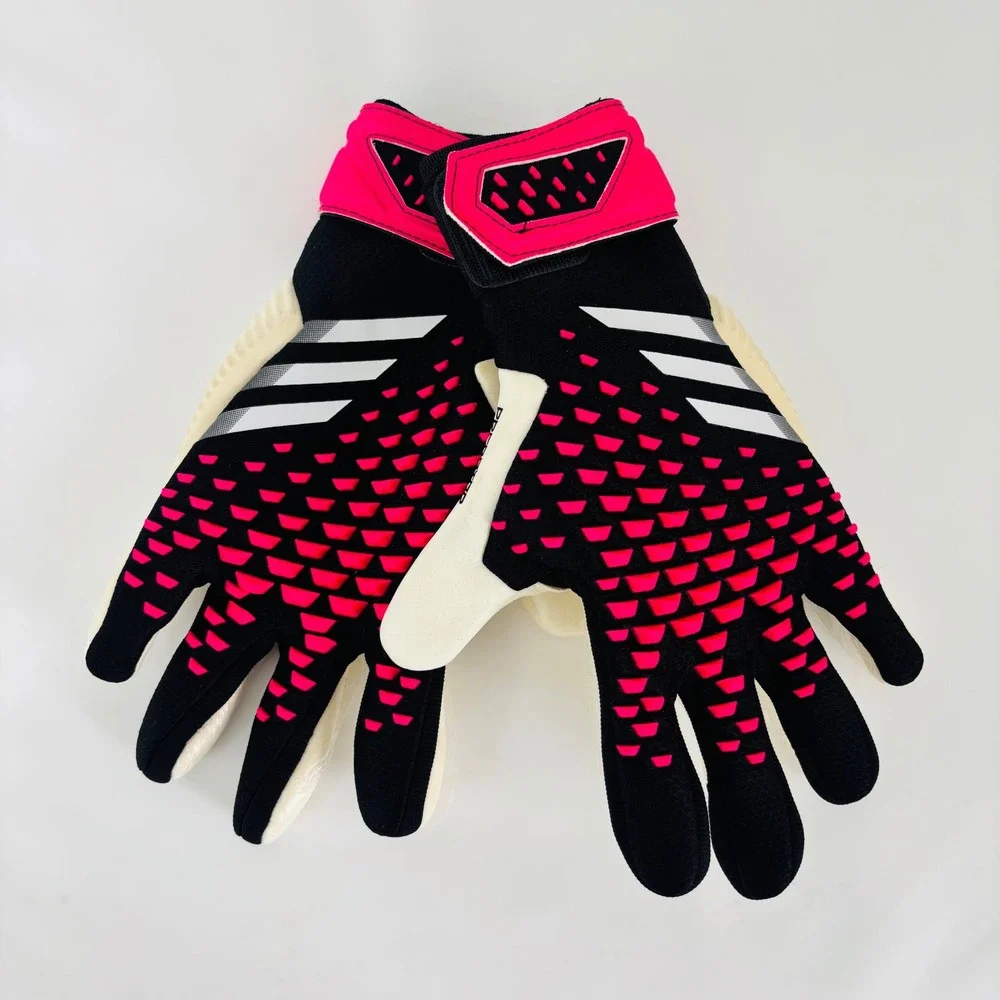 New Adidas‎ Predator GL Pro Goalkeeper Gloves Black Pink Size 5 Soccer